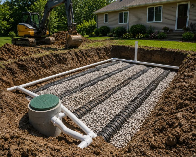 Drain Field Installation in Columbus, OH
