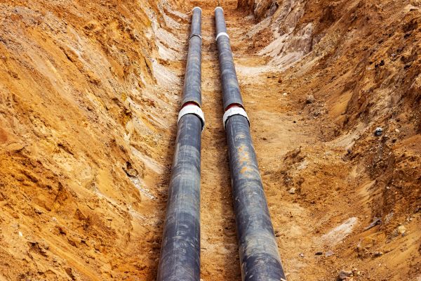 Underground Sewer Line Install